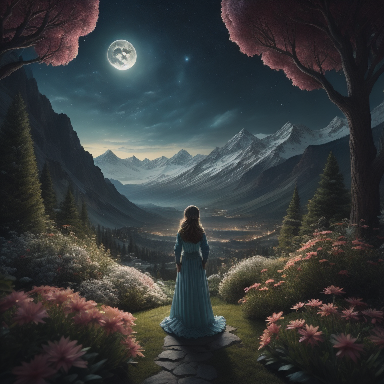 The Moonlit Night Poem by Levi Sap Nei Thang