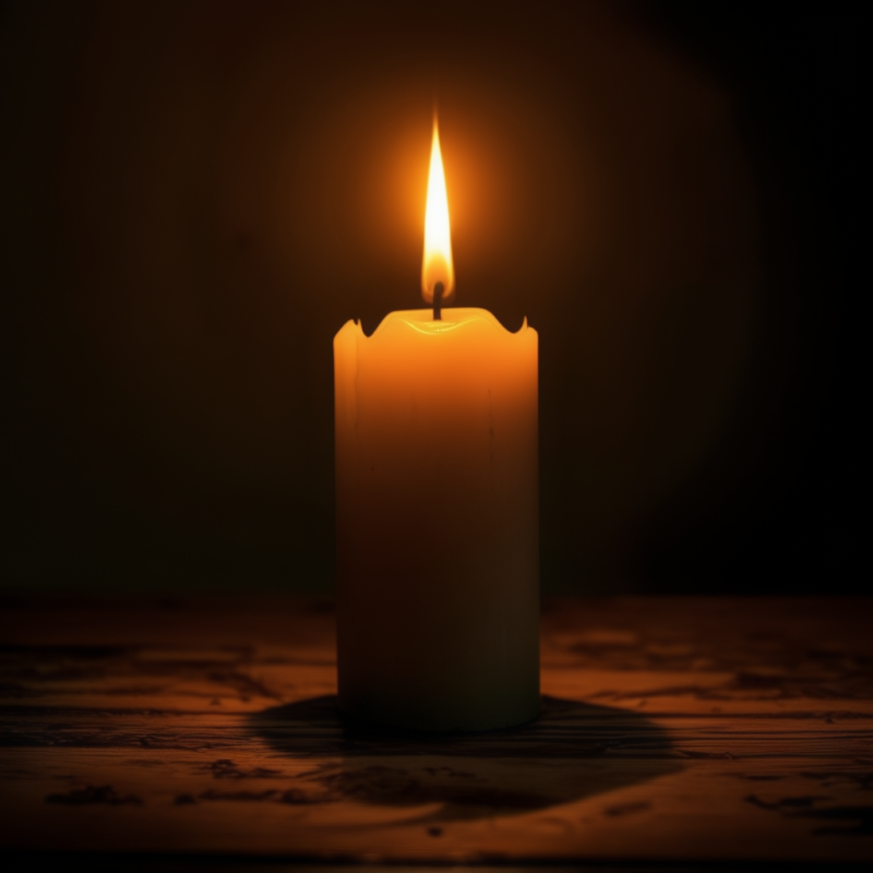 a haunting candlelight